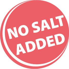 no salt added