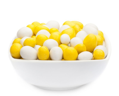 WHITE &amp; YELLOW PEANUTS Muster